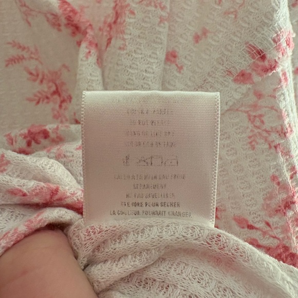 Altar'd State Aubree Waffle Long Sleeve Top in Pink - Picture 6 of 7